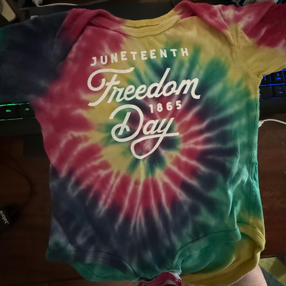 Hybrid Apparel Colorful Tie-Dye Onesie